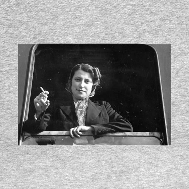 Women smoking vintage photo by S8-Designs